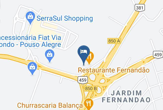 Pouso Alegre - Hotel Fernandao Maps