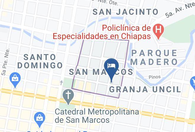 Tuxtla Gutierrez - Hotel Fernando Maps