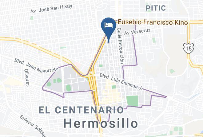 Hermosillo - Hotel Ferram Maps