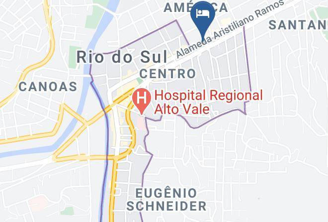 Rio Do Sul - Hotel Ferrari Maps