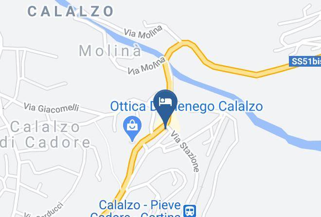 Belluno - Hotel Ferrovia Snc Maps