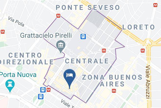 Milan - Hotel Ferton Maps