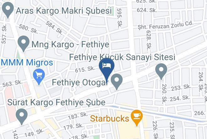 Fethiye - Hotel Feryil Avm Maps