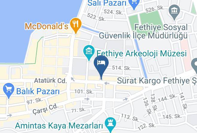 Fethiye - Hotel Feryil Maps