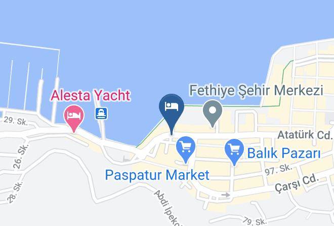 Fethiye - Hotel Feryil Liman Maps
