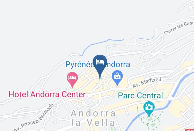 Andorra La Vella - Hotel Festa Brava Maps