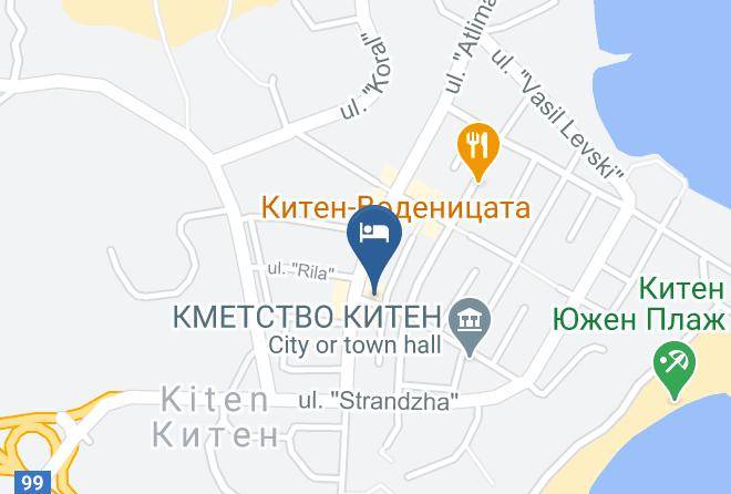 Primorsko - Hotel Feya Maps
