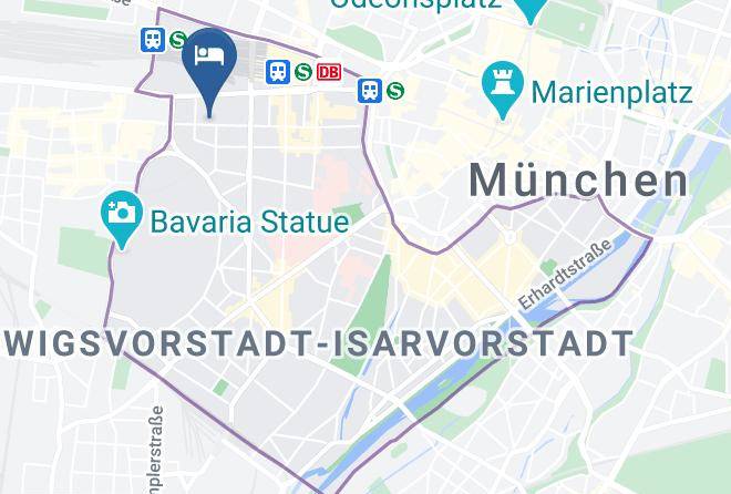 Munich District - Hotel Fidelio Maps