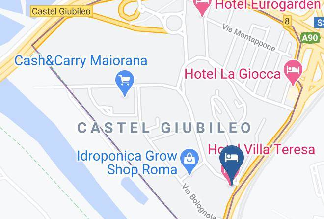 Rome - Hotel Fidene Maps