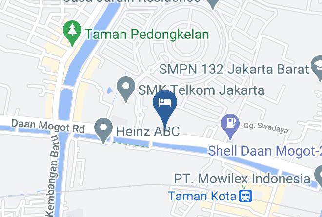 West Jakarta - Hotel Fiducia Daan Mogot Maps