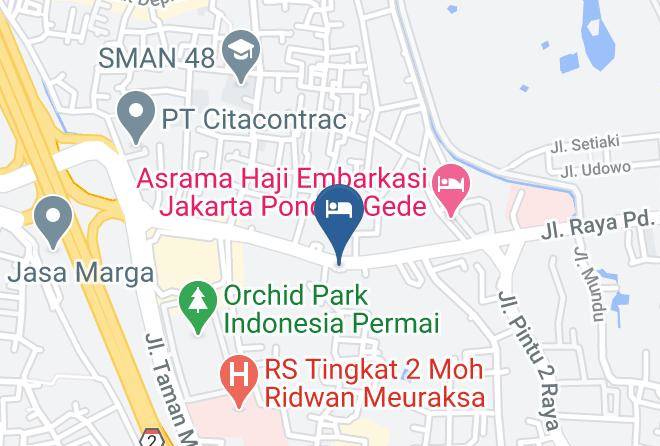 Jakarta Timur - Hotel Fiducia Pondok Gede Maps