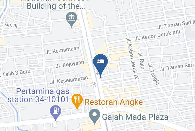 West Jakarta - Hotel Fiducia Maps