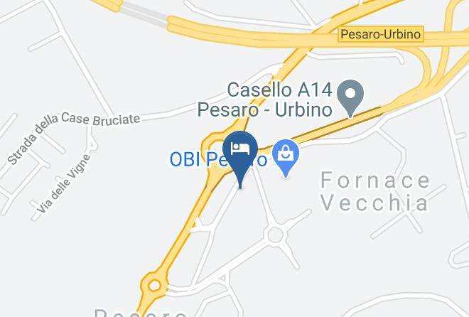 Pesaro And Urbino - Hotel Fiera Di Mezzolani E & C Sas Maps