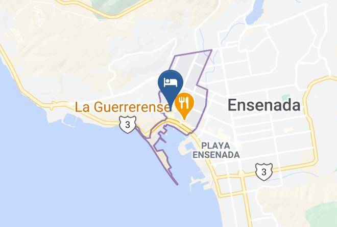 Hotel Fiesta Ensenada Map
