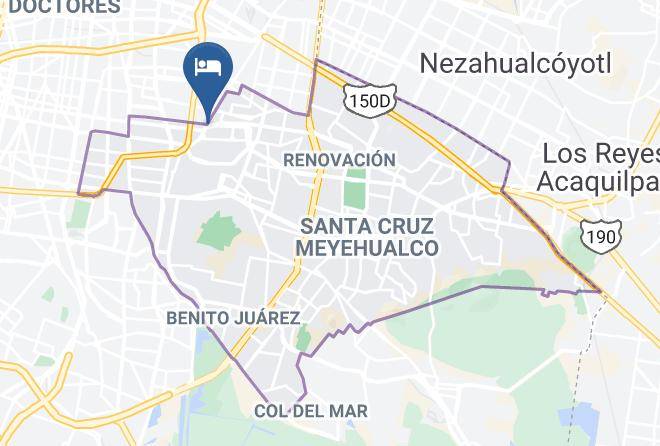 Iztapalapa - Fiesta Inn Plaza Central Aeropuerto Maps