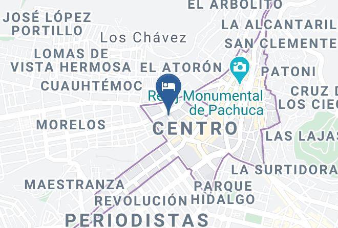 Pachuca De Soto - Hotel Fiesta Mexicana Maps