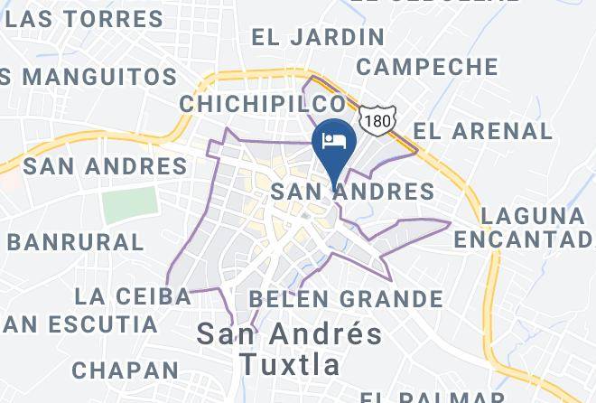 San Andres Tuxtla - Hotel Figueroa Maps