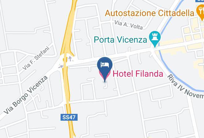 Padua - Hotel Filanda Maps