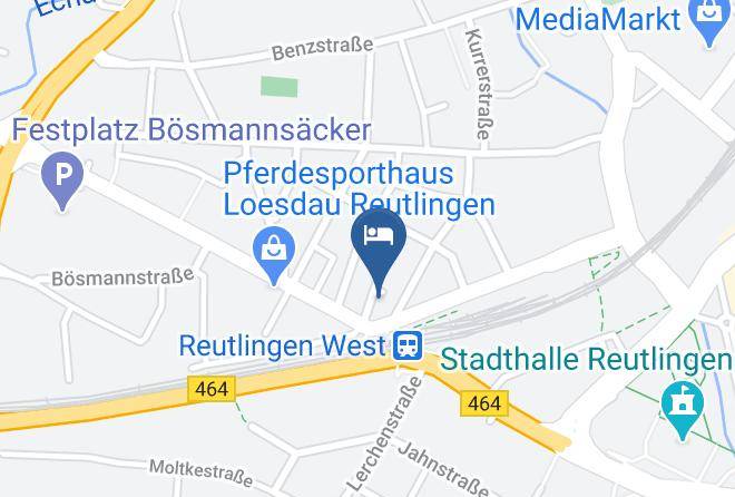 Hotel Filderhof Reutlingen Map