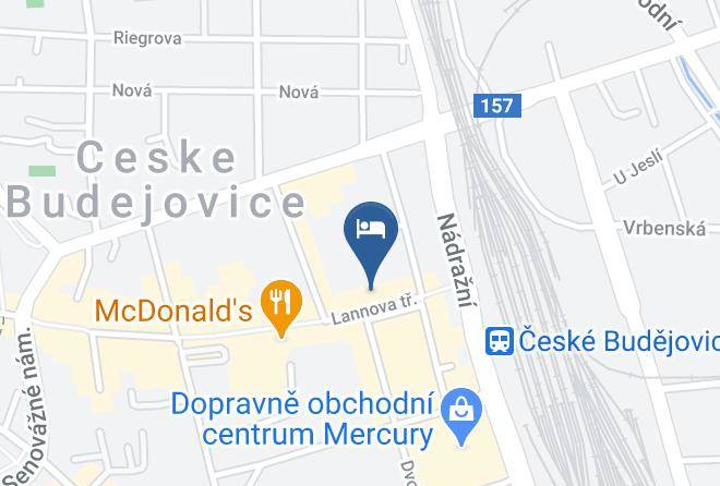 Ceske Budejovice - Penzion Lara Maps