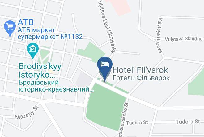 Brody Raion - Hotel Filvarok Maps