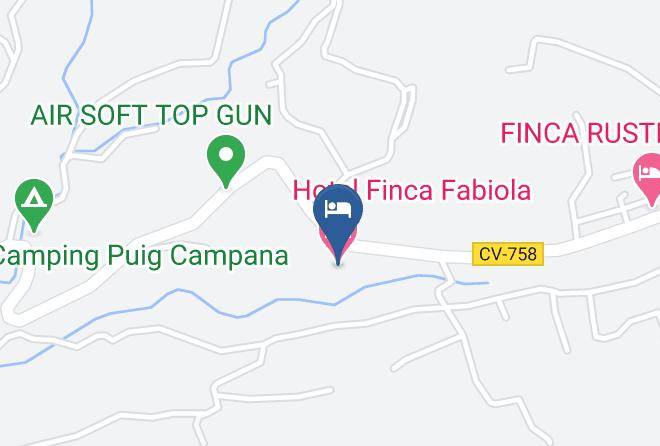 Alicante - Hotel Finca Fabiola Maps