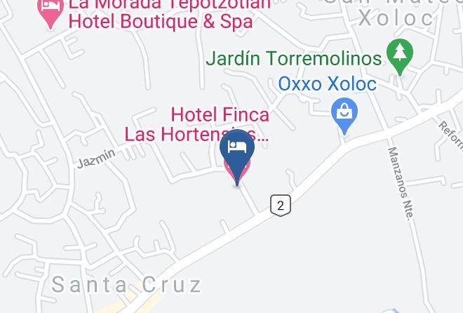 Tepotzotlan - Hotel Finca Las Hortensias Tepotzotlan Edo Mex Maps