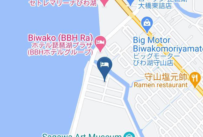 Moriyama City - Hotel Fine Biwako Maps