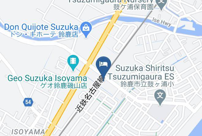 Hotel Fine Garden Suzuka Map