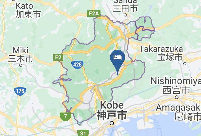 Kobe City Kita Ward - Hotel Fine Rokko Kita Ichibanchi Maps