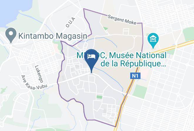 Kinshasa Urban - Hotel Finesse Maps