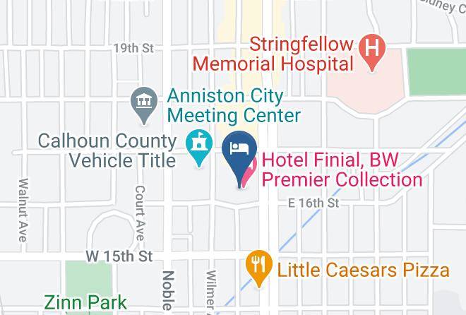 Hotel Finial Bw Premier Collection Map