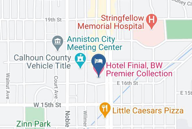 Calhoun - Hotel Finial Bw Premier Collection Maps
