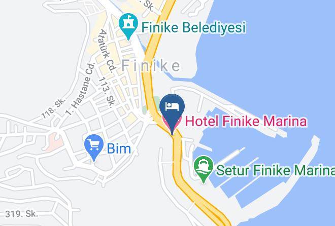 Finike - Hotel Finike Marina Maps