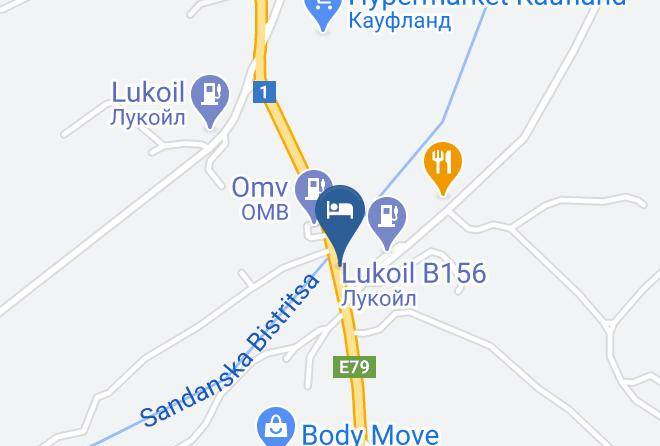 Sandanski - Hotel Finiks Maps