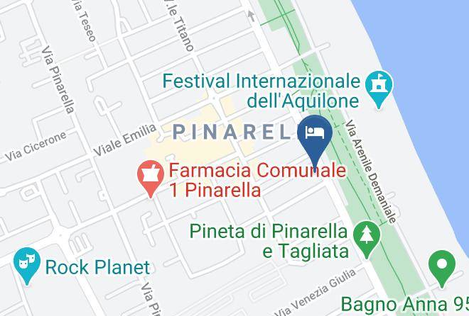 Ravenna - Hotel Fior Di Pino Maps