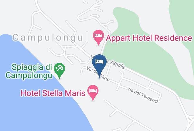 Province Of South Sardinia - Hotel Fiore Di Maggio Maps