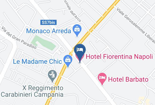 Hotel Fiorentina Napoli Map - Campania - Naples
