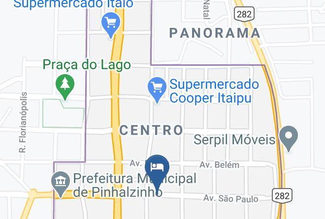 Pinhalzinho - Hotel Fiorini Maps