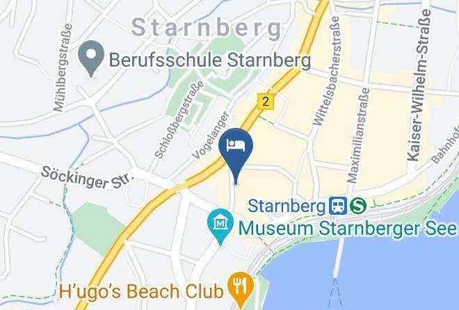 Hotel Fischerhaus Starnberg Map