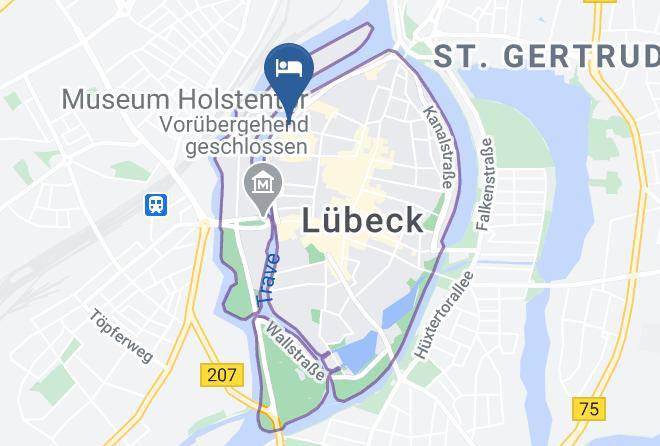 Lubeck - Hotel Fisher's Loft Maps
