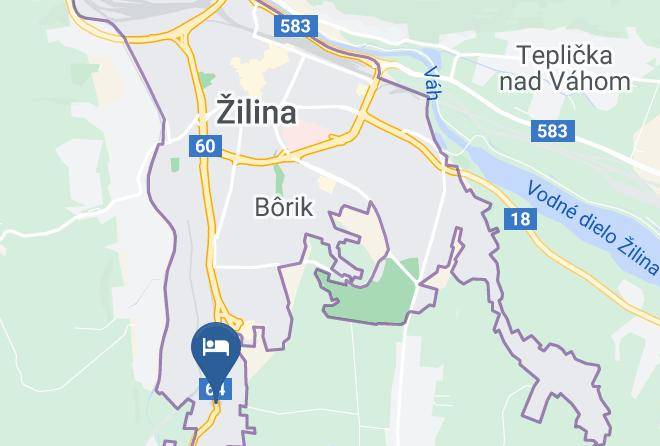 Zilina - Hotel Fitt Zilina Maps