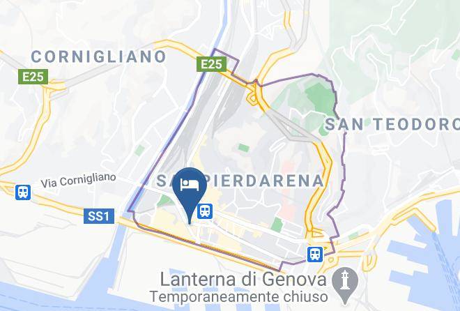 Genoa - Hotel Fiumara Maps