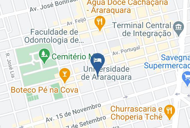 Araraquara - Hotel Flamboia Maps