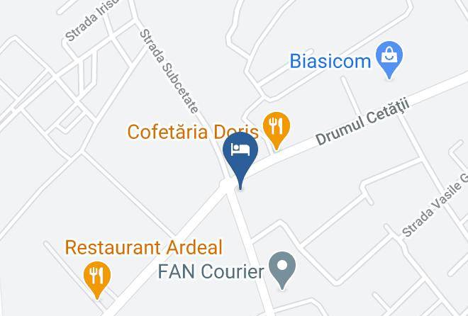 Bistrita - Hotel Flamingo Maps