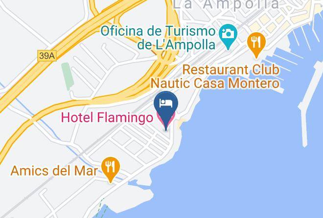 Tarragona - Hotel Flamingo Maps
