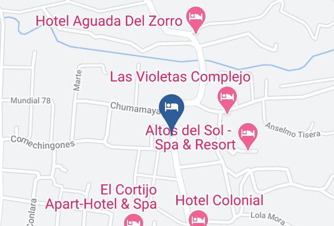 Santa Rosa Dellara - Hotel Flamingo Maps