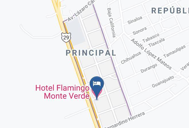 Zaragoza - Hotel Flamingo Monte Verde Maps