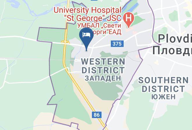 Plovdiv Proslav - Hotel Flamingo Maps