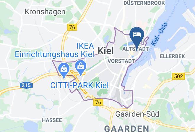 Kiel - Hotel Flamischer Hof Maps